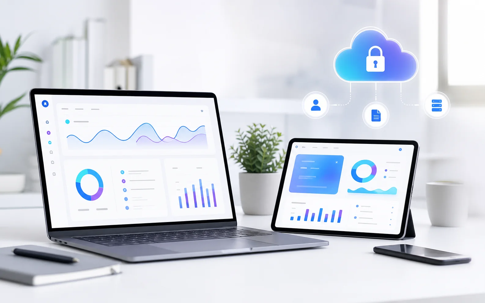 Dashboard aplikasi dan produk digital