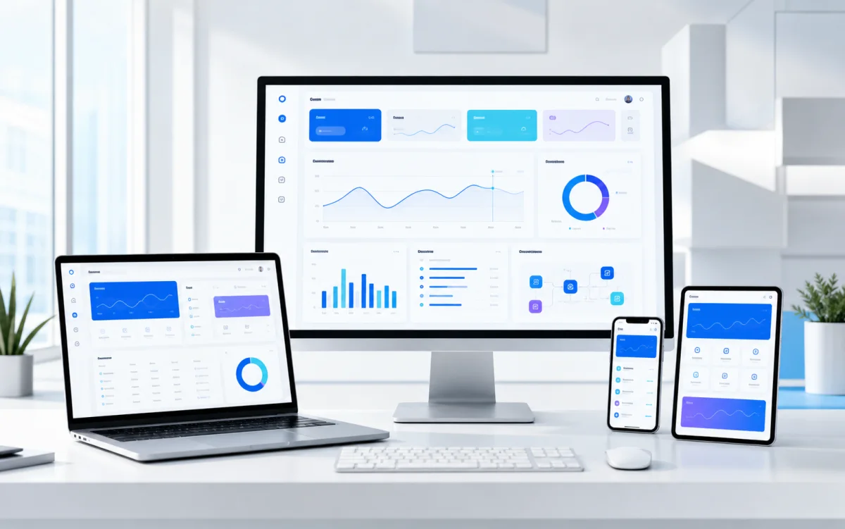 Pengembangan aplikasi dan dashboard bisnis