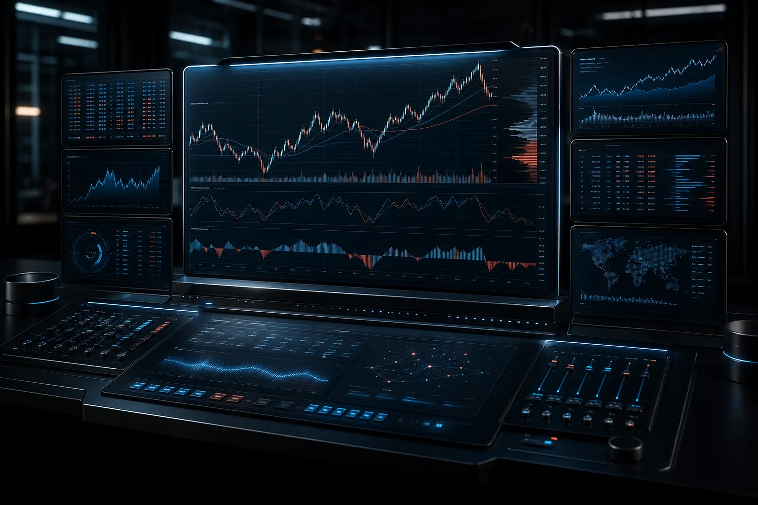 Panel trading, data, dan analitik